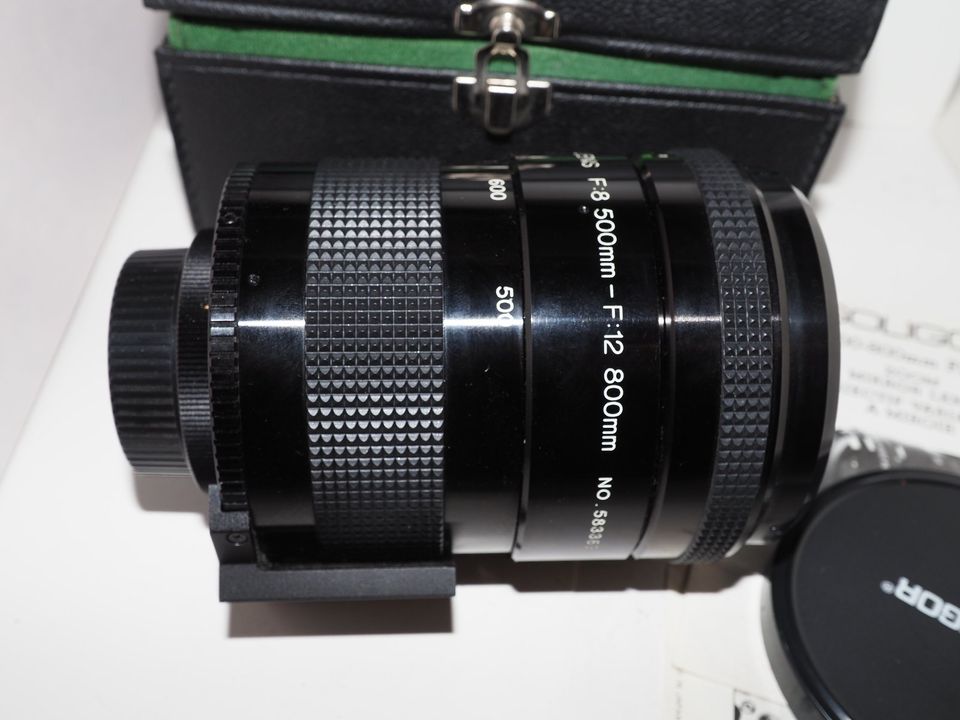 Soligor C/D Mirror Zoom Lens 500-800mm f8-12 AX T2 Selten in Wiesbaden