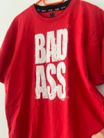 Tshirt  bad ass rot | L, 100% Baumwolle, double neck Baden-Württemberg - Heilbronn Vorschau