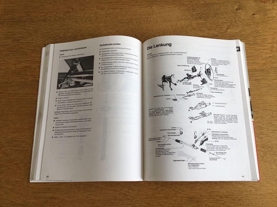 VW Golf ab Bj 1983 Reparaturleitfaden  So wirds gemacht in Wiernsheim