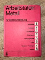 Arbeitstafeln Metall Tabellenbuch VEB Verlag Technik Berlin DDR Sachsen-Anhalt - Bornum Vorschau