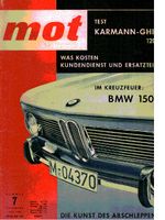 mot Juli 1962 BMW 1500 Karmann Ghia 1200 Puch 500D etc. Nordrhein-Westfalen - Solingen Vorschau