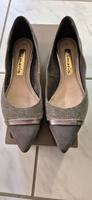 Spitze Ballerinas Glitzer braun / grau / silber Bayern - Adelschlag Vorschau