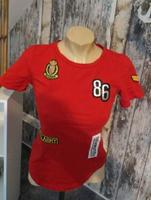Only &  U   T-Shirt Rot  Emblem Aufnäher M [ 36 ] Niedersachsen - Ilsede Vorschau