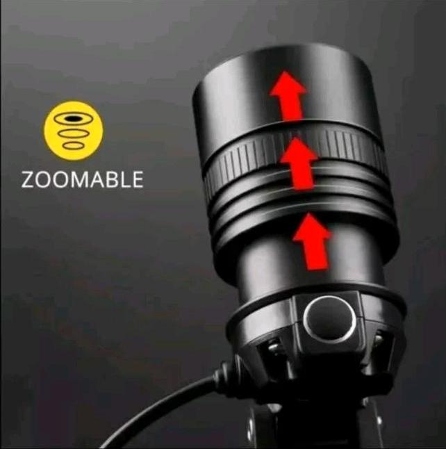 Wiederaufladbare LED-Stirnlampe, XHP70.2 & XHP50.2 LED, Zoom, uvm in Mitteleschenbach