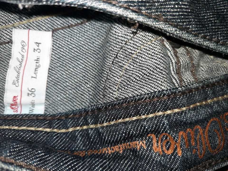 Jeans S'Oliver/Jeanshose/ Gr. 36/Neuwertig Länge 34 in Beuren