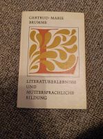 Literaturerlebnisse und muttersprachliche Bildung DDR Vintage Thüringen - Saalfeld (Saale) Vorschau