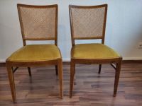 2 Vintage Mid Century Polsterstühle mit Geflecht 1950er/60er Samt Wuppertal - Ronsdorf Vorschau