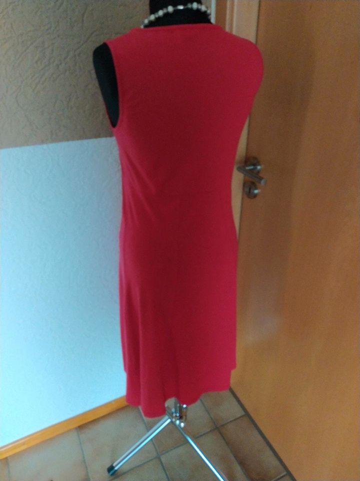 Monari Gr38/40 Shirtkleid A-Form Sommerkleid DEHNBAR Kleid  ROT in Altenstadt Iller