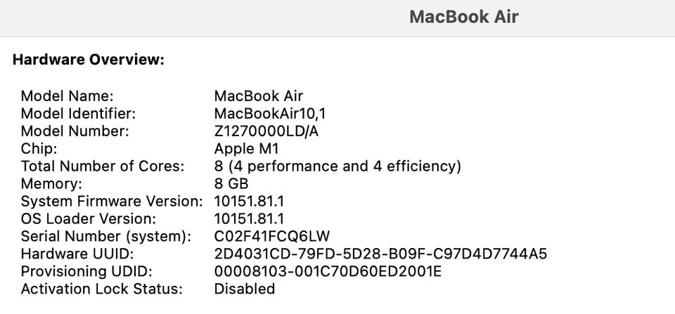 Apple MacBook Air 13" mit M1 chip in Görlitz