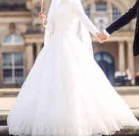 Hochzeitskleid Hijab Brautkleid langärmig mit Spitze Nordrhein-Westfalen - Espelkamp Vorschau