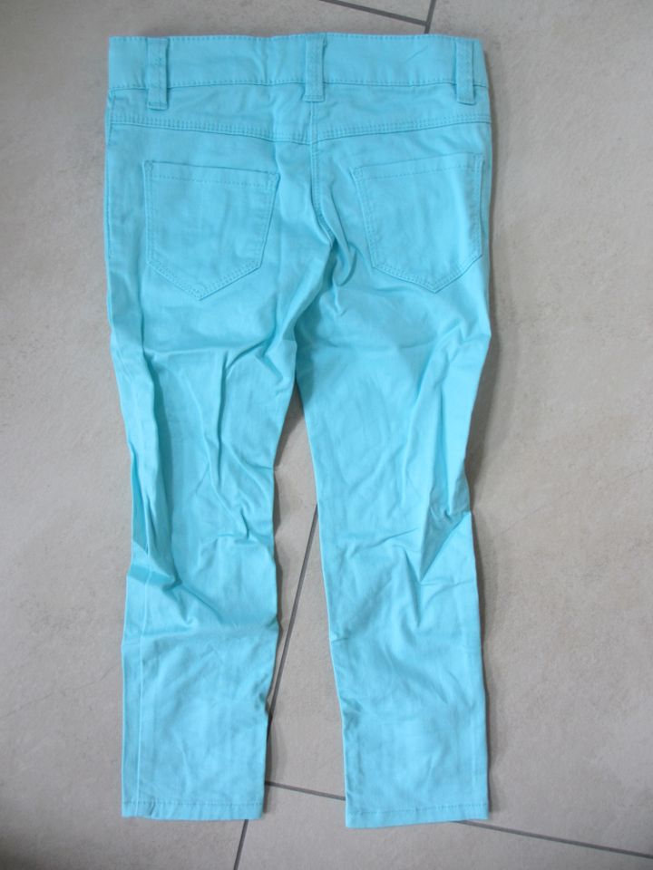 Esprit Mädchen Sommer Hose Jeans türkis Gr. 116 NEU mit Etikett in Osterberg