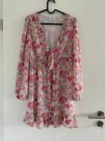 Anika Teller na-kd Kleid s 36 rosa weiß Blumen flower Bochum - Bochum-Ost Vorschau