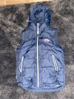 Ärmellose Jacke von SuperDry, dunkelblau mit Teddyfutter Baden-Württemberg - Kronau Vorschau