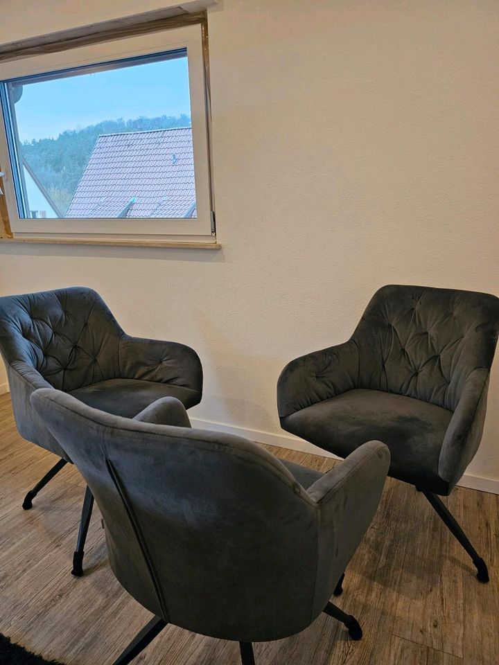Dreh Stühle aus Samt in Stuttgart