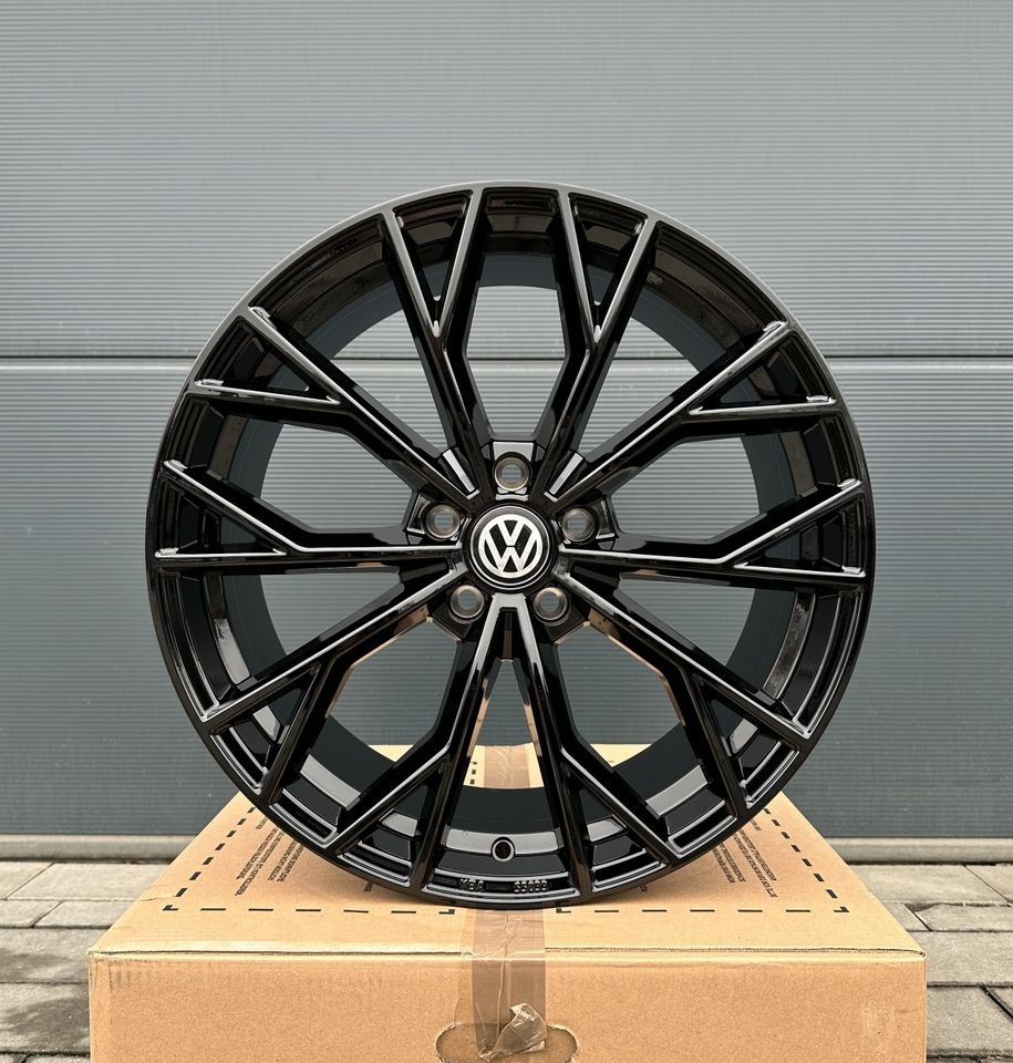 Ultrawheels UA23 19 Zoll Felgen für VW Golf 5 6 7 8 Passat Scirocco Arteon Phaeton Sharan GTI GTD GTE egolf 6R 7R 8R B5 B6 B7 B8 CC 3C 13 R 3H 3D 7N Sommerräder Winterräder schwarz Reifen Volkswagen in Neckarsulm