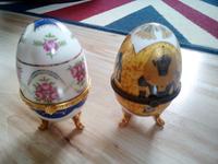 Porzellan Eier wie Faberge, Höhe 10 cm Bayern - Fürth Vorschau