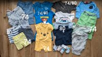 Set Sommer Junge 74 80 T-Shirts Hosen Bodys Schlafanzug Rheinland-Pfalz - Höhn Vorschau