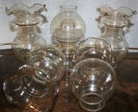 Lampenschirm Glas 5 x Wellenrand vintage geschliffen Lampenglas Bayern - Bayreuth Vorschau