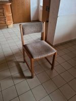 2 Stühle aus Holz mit Stoffbezug Niedersachsen - Lingen (Ems) Vorschau