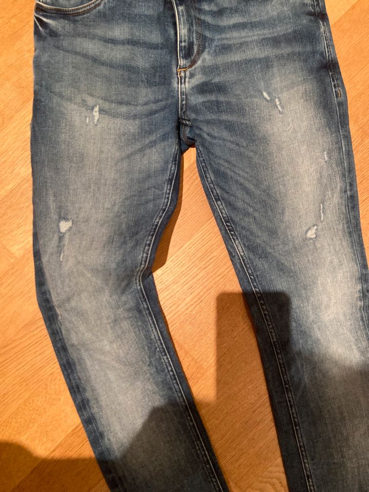 Jack & Jones Blue Jeans skinny Fit Liam 27/32 sehr gut erhalten in Bad Boll