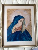 Gemälde, Original, Madonna, Mutter Gottes, Maria, mit Tränen Bayern - Baunach Vorschau