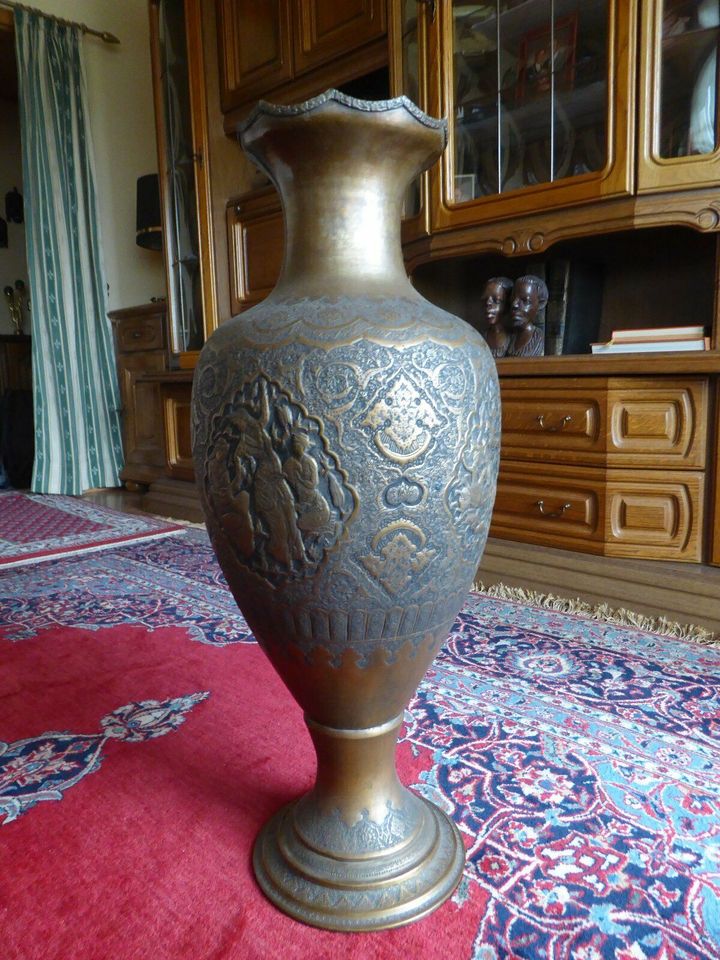 Vase Messing Bonze Antiquität in Biebergemünd