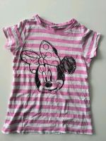 Mickey Mouse Shirt pink gestreift 128 Baden-Württemberg - Lichtenstein Vorschau