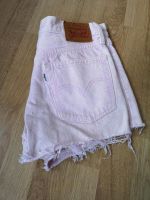 Levi's levis Jeans kurze shorts 501 Rosa rosa 26 highwaist Sachsen - Lichtentanne Vorschau