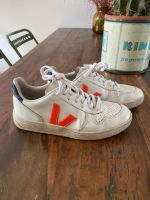 VEJA V-10, Sneaker, Cwl white/orange fluo/cobalt, Gr. 37 Düsseldorf - Pempelfort Vorschau