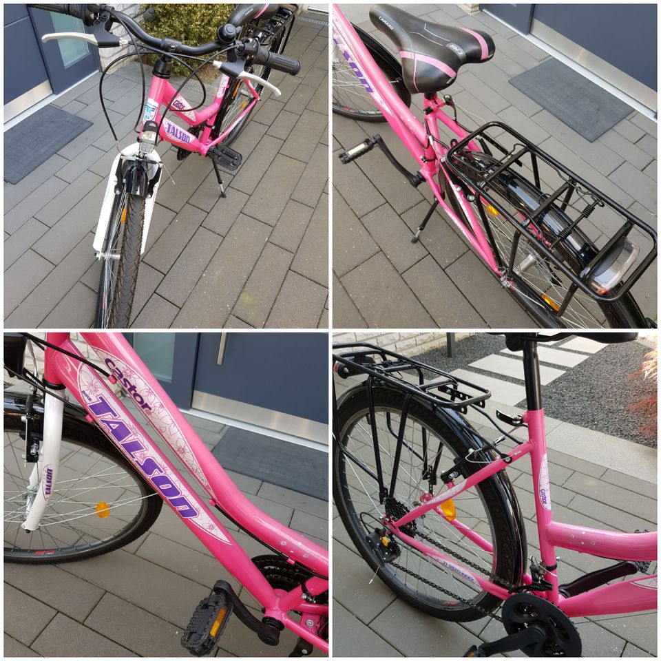 Fahrrad Kinder Kinderfahrrad  21 Gang pink 26 Zoll neuwertig in Salzgitter