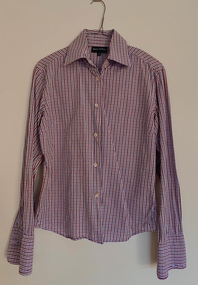 Blau/Weiß/Rot karierte Bluse von Marc o‘ Polo 36 in Ottobrunn