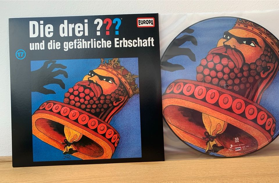 Drei Fragezeichen die gefährliche Erbschaft (17) Picture Vinyl LP in Erlangen