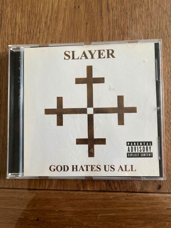 CD von Slayer: God hates is all in Kevelaer