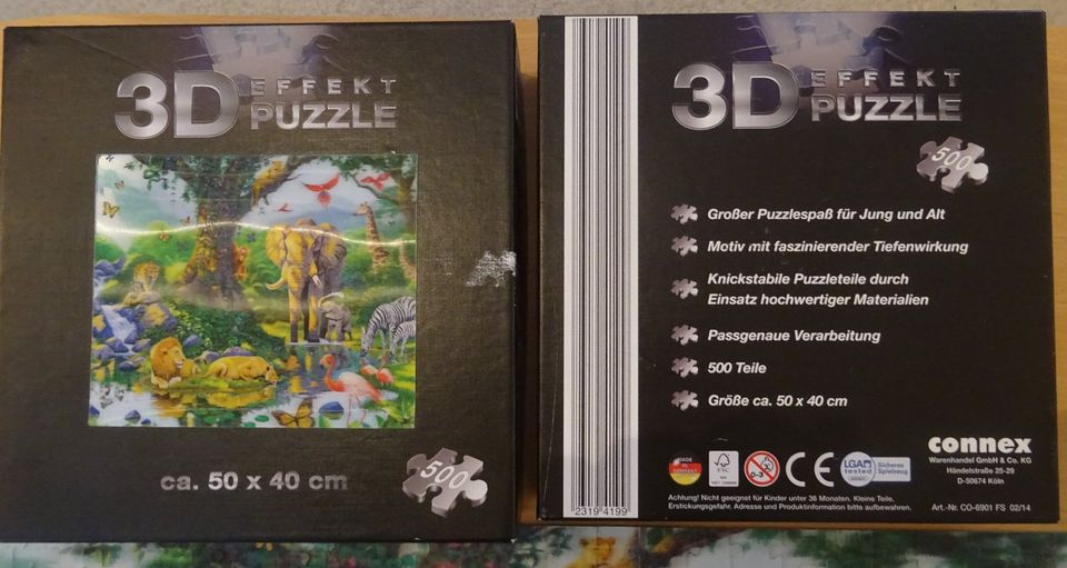 CONNEX 3D-Puzzle 500 Teile in Bayern - Bernhardswald | Weitere Spielzeug  günstig kaufen, gebraucht oder neu | eBay Kleinanzeigen ist jetzt  Kleinanzeigen