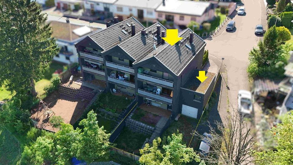 +++Gemütliches Einfamilienhaus mit Panoramaausblick, 2 Loggien, Terrasse, Garten und 2 Garagen in hervorragender Stadtrandlage+++ in Pirmasens