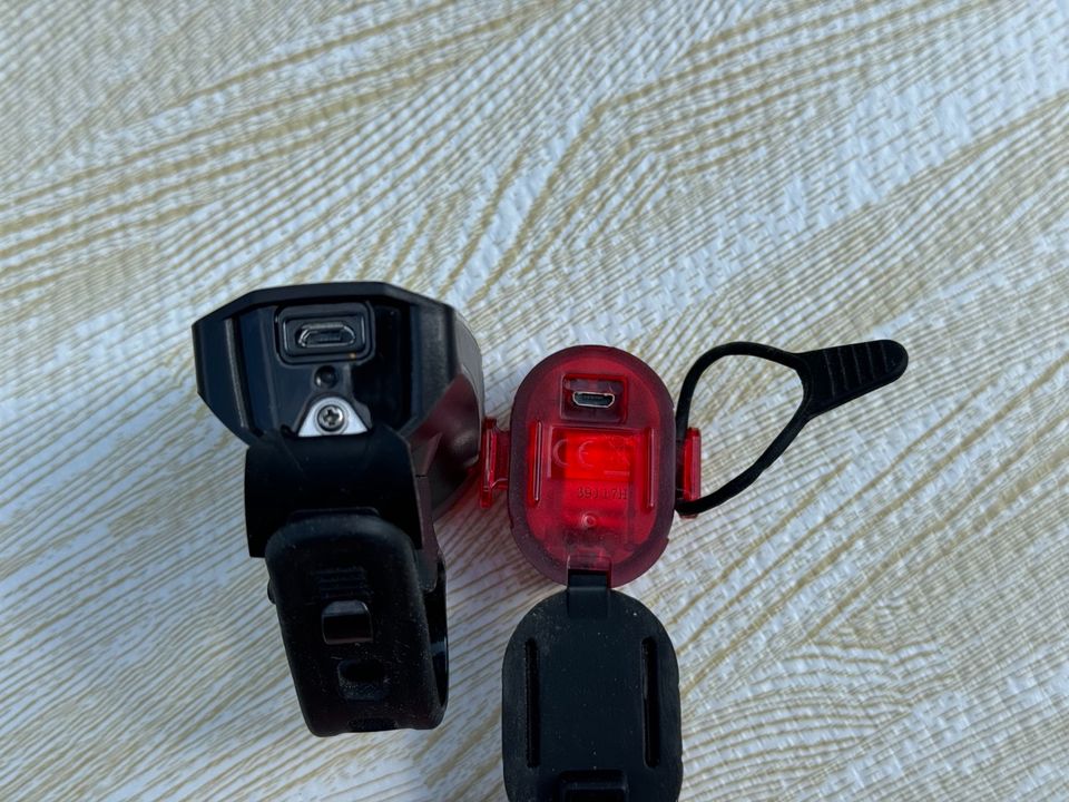 Fahrrad Beleuchtung Set Sigma Vorderlicht Rücklicht USB-Ladung in Lautertal