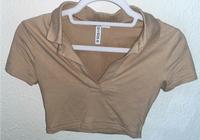 H&M Polo Shirt Oberteil crop beige XS neuwertig 1x Brandenburg - Potsdam Vorschau