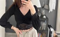 SHEIN Bluse Schwarz Spitze XS Nordrhein-Westfalen - Herford Vorschau
