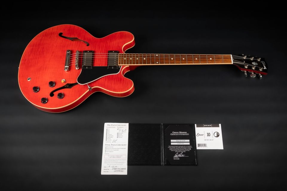 2014 Gibson Memphis ES-335 Dot Figured Cherry | Custom Shop USA in Niebüll