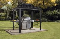 Sojag Aluminium Pavillon Messina Gartenhaus BBQ 6x8 Bayern - Bad Kissingen Vorschau