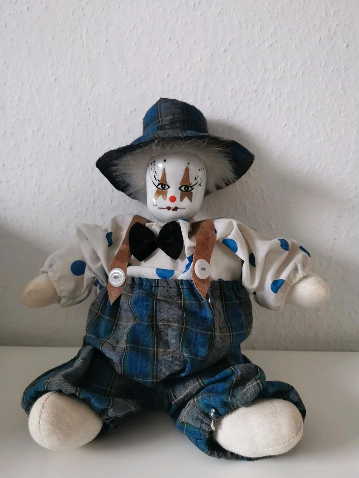 Sammlerpuppe Clown Porzellan 30cm in Dortmund