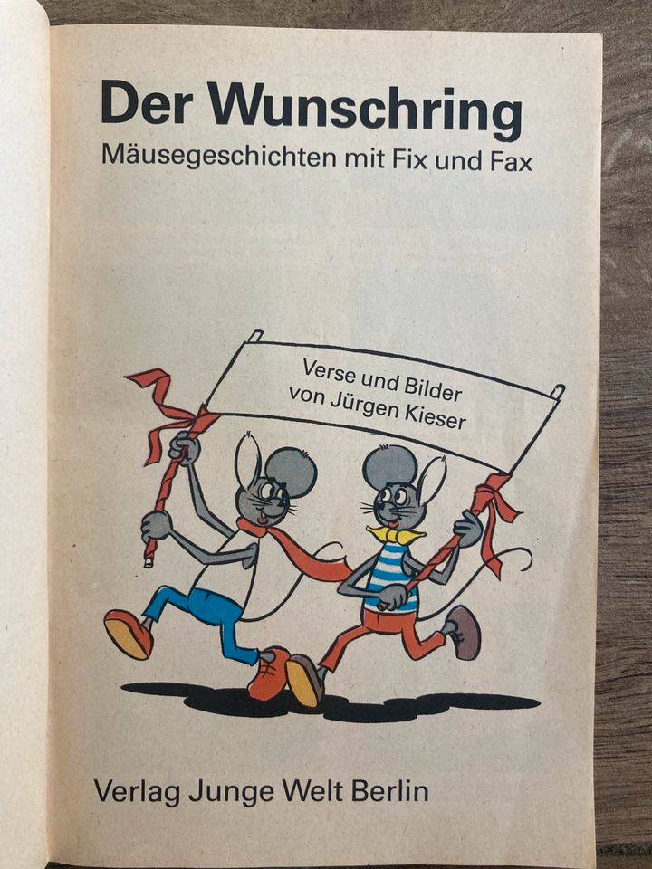Kieser „Der Wunschring - Mäusegeschichten mit Fix und Fax“ in Leipzig