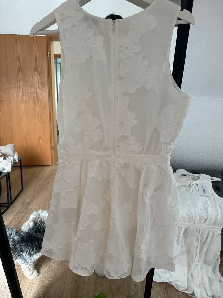 Ted Baker Kleid Größe 2 M 38 weiß in Erfurt