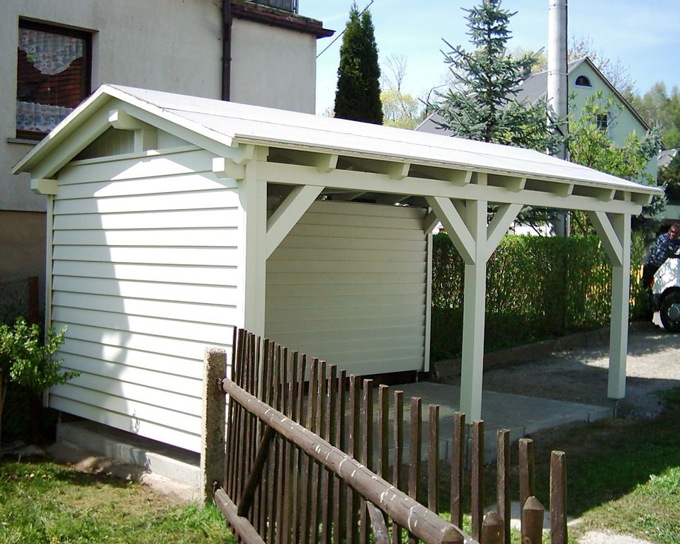 Zimmerei, Holzbau, Carport, Terrassenüberdachung, Balkon, Holz in Werdau