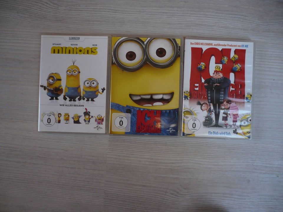 Kinderfilme DVD Ice Age Minions Planes Shrek Zoomania Nemo Baymax in Weingarten