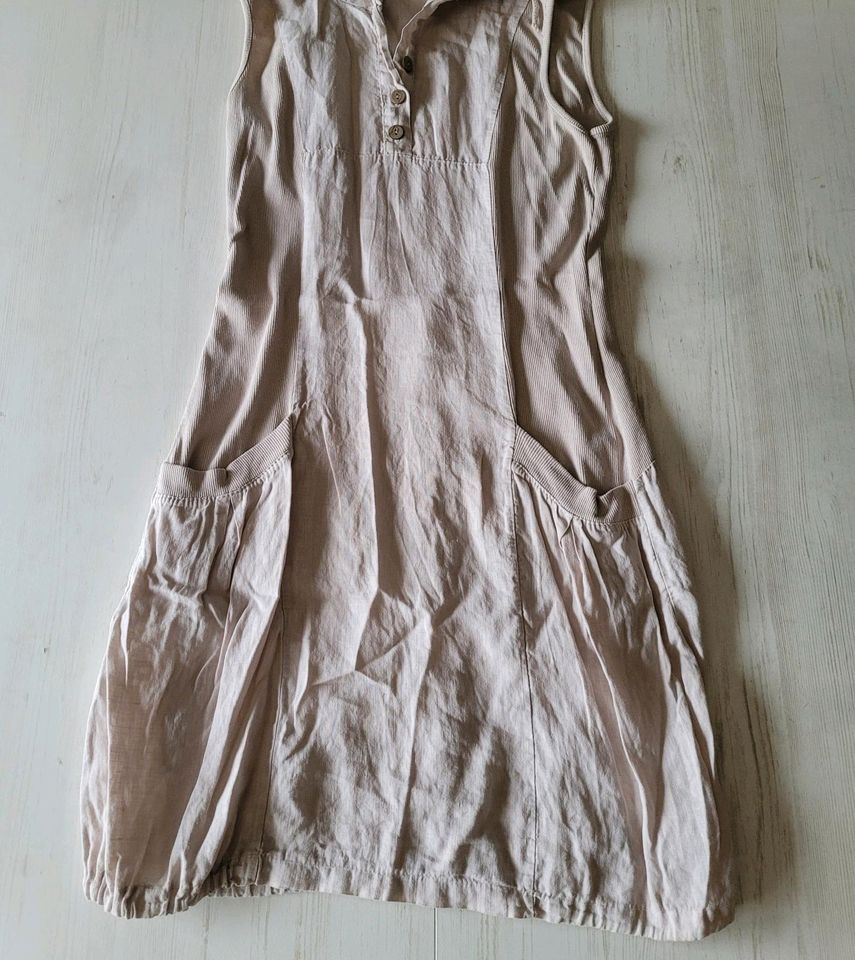 100 % Leinenkleid neu Gr M in Witten