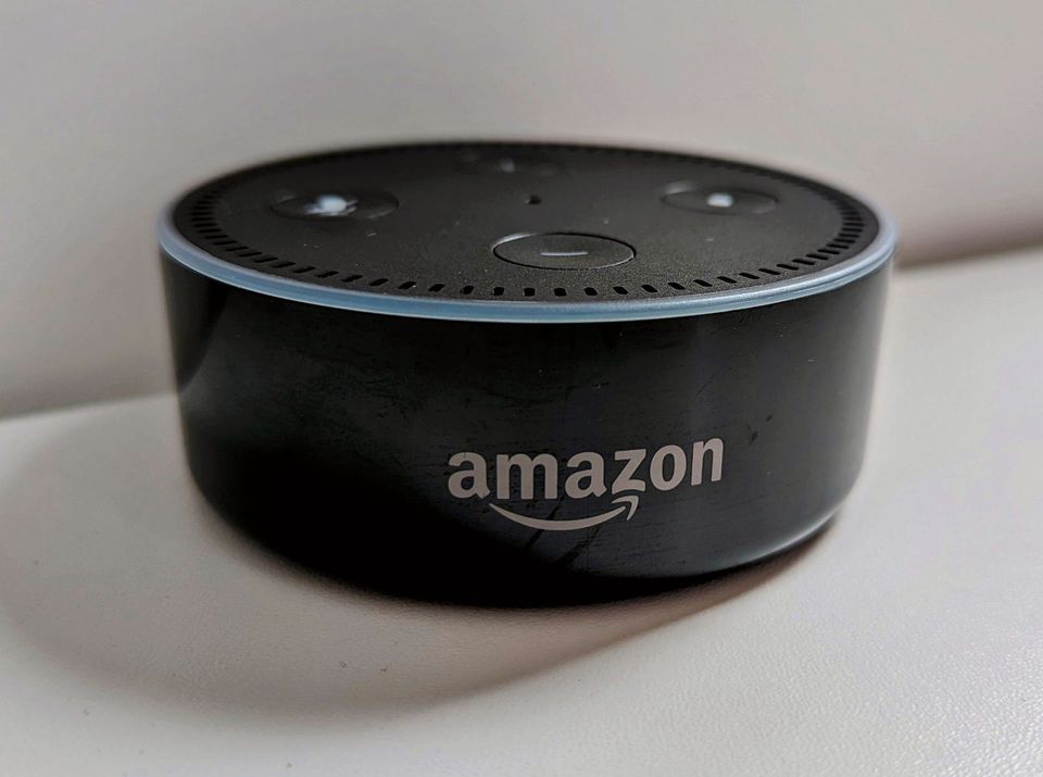 Amazon Echo Dot (2. Generation), schwarz, smarter Lautsprecher in Greven