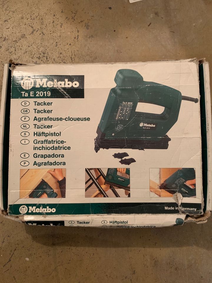 Metabo Tacker Ta E 2019 in Hamm