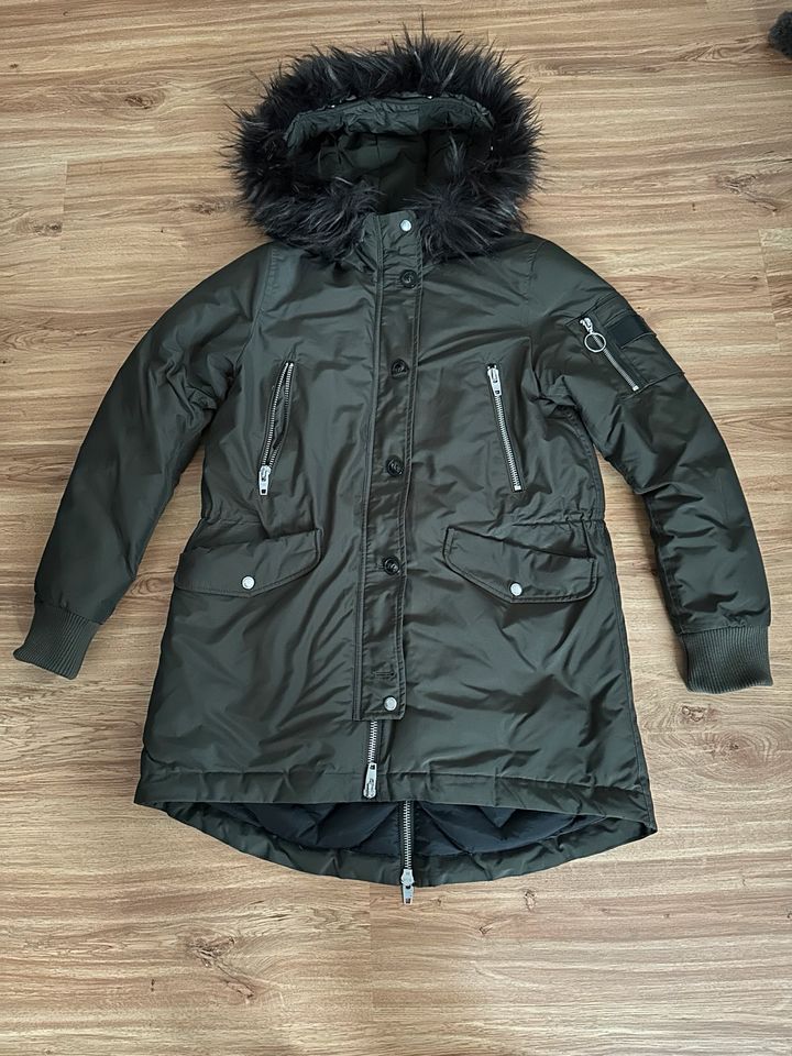 ROCKANDBLUE Daunenjacke Parka Mantel Gr 38 khaki grün neuwertig in Frankfurt am Main