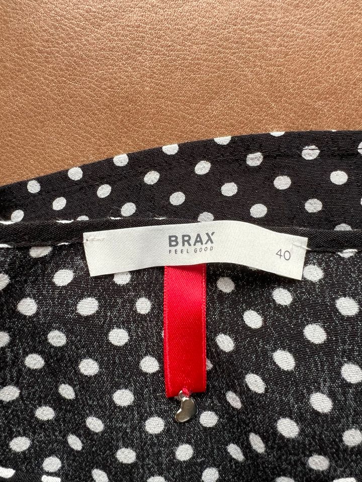 Brax Bluse schwarz weiß  40 dots in Mönchengladbach